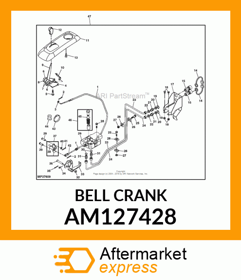 ASSEMBLY, 3RD SCV BELLCRANK AM127428