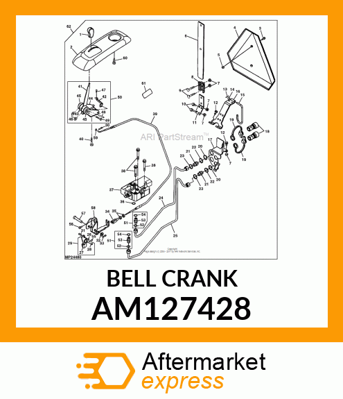 ASSEMBLY, 3RD SCV BELLCRANK AM127428