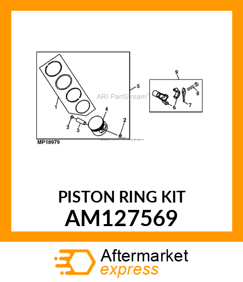 Piston Ring Kit AM127569