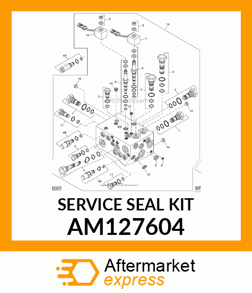 SERVICE SEAL KIT AM127604