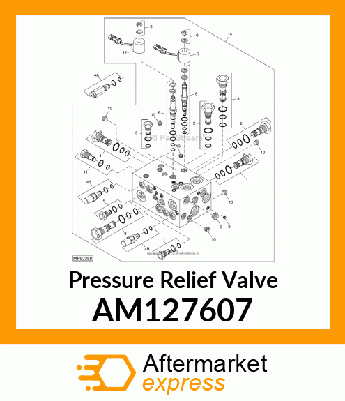 Pressure Relief Valve AM127607