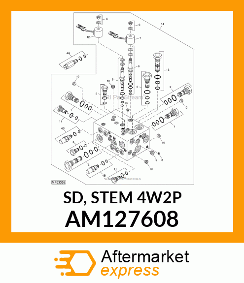 SD, STEM 4W2P AM127608