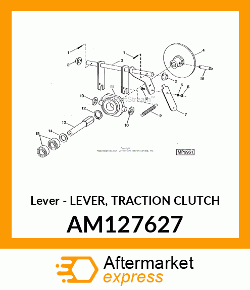 Lever AM127627