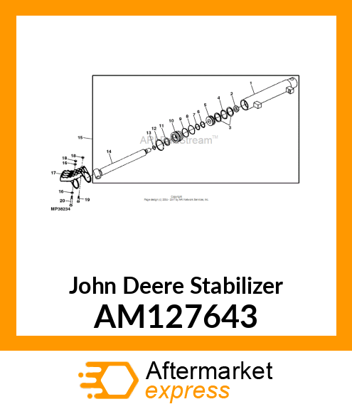 STABILIZER CYLINDER AM127643
