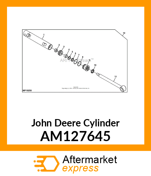 LIFT amp; CROWD CYLINDER AM127645