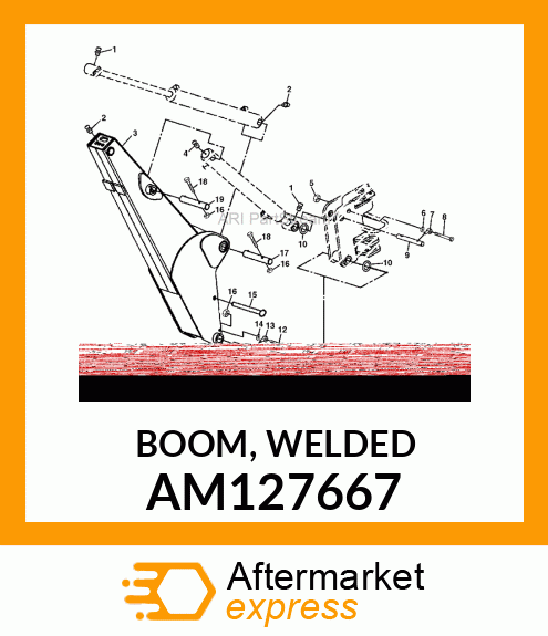 BOOM, WELDED AM127667