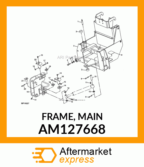 FRAME, MAIN AM127668