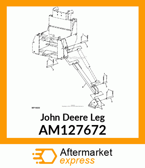 LEG, WELDED STABILIZER AM127672