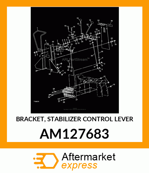 BRACKET, STABILIZER CONTROL LEVER AM127683