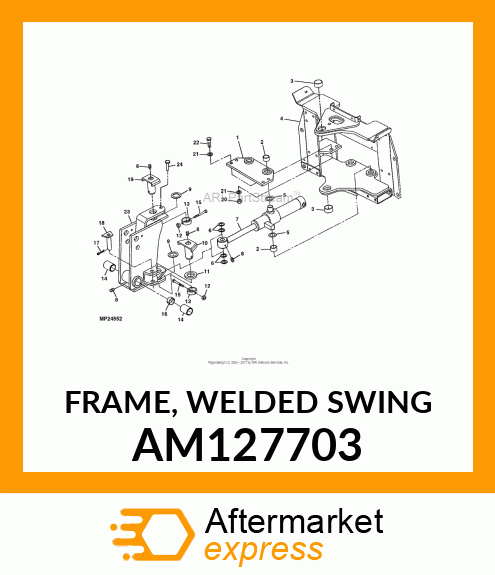 FRAME, WELDED SWING AM127703