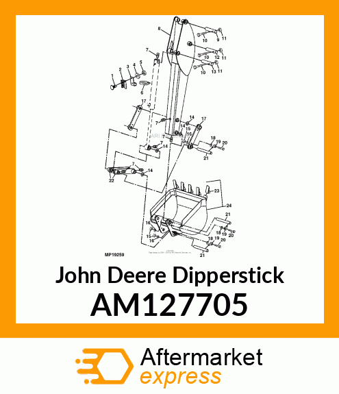 DIPPERSTICK, WELDED AM127705