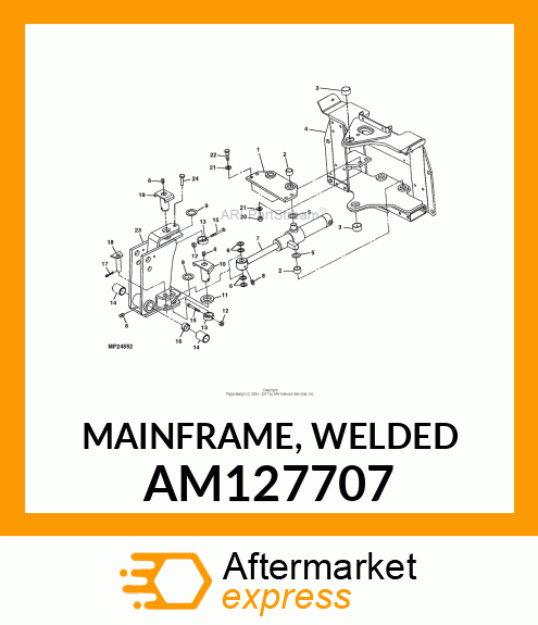 MAINFRAME, WELDED AM127707