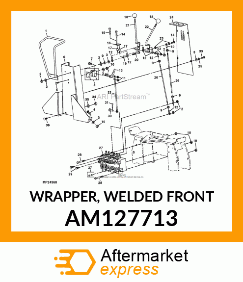 WRAPPER, WELDED FRONT AM127713