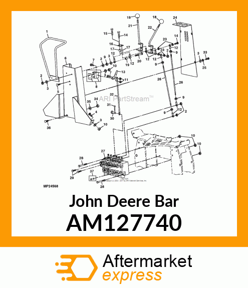 BAR, WELDED GRAB AM127740