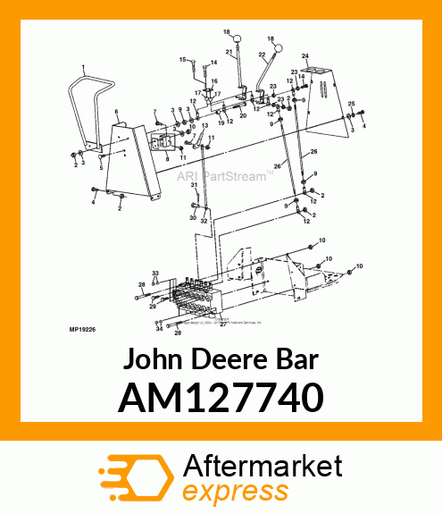 BAR, WELDED GRAB AM127740