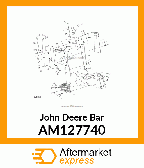 BAR, WELDED GRAB AM127740