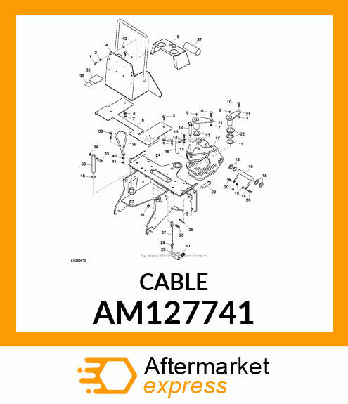 CABLE, ASSEMBLY AM127741