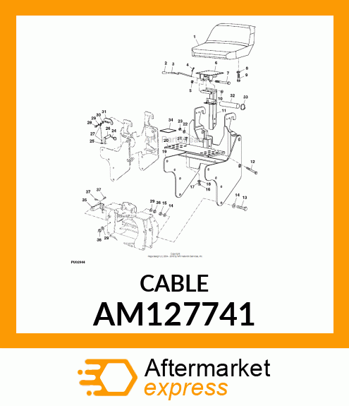 CABLE, ASSEMBLY AM127741