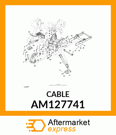 CABLE, ASSEMBLY AM127741