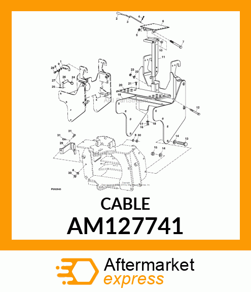 CABLE, ASSEMBLY AM127741