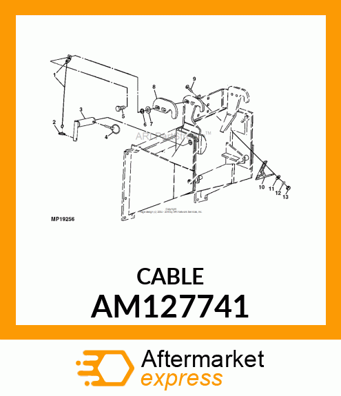 CABLE, ASSEMBLY AM127741