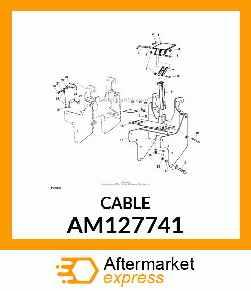 CABLE, ASSEMBLY AM127741