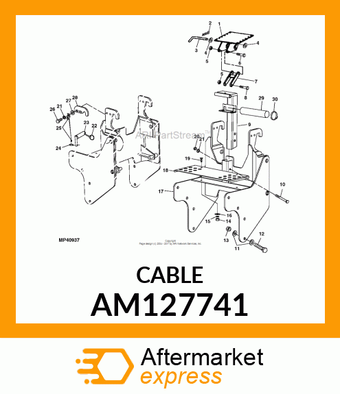 CABLE, ASSEMBLY AM127741