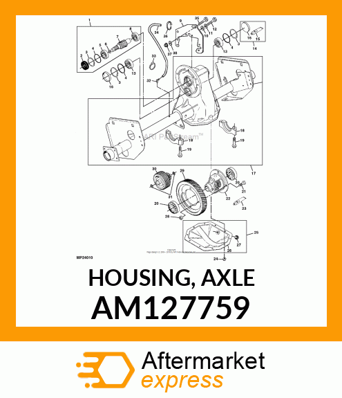 HOUSING, AXLE AM127759