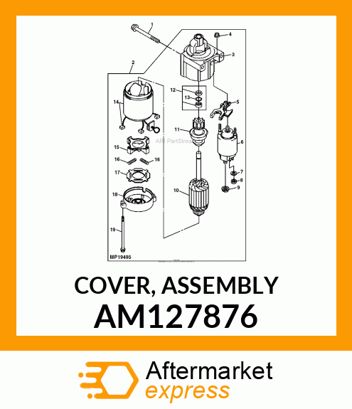 COVER, ASSEMBLY AM127876