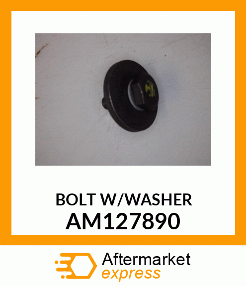 BOLT, BOLT,W/PATCH amp; WASHER AM127890