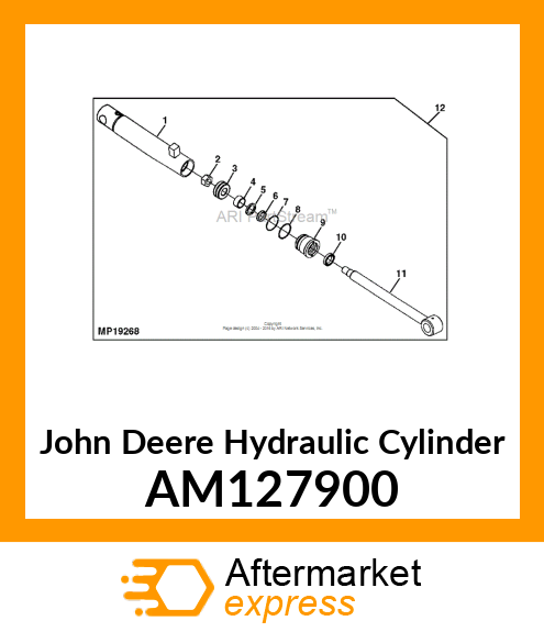 CYLINDER, HYD. 2 AM127900