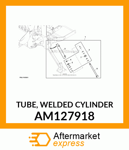 TUBE, WELDED CYLINDER AM127918