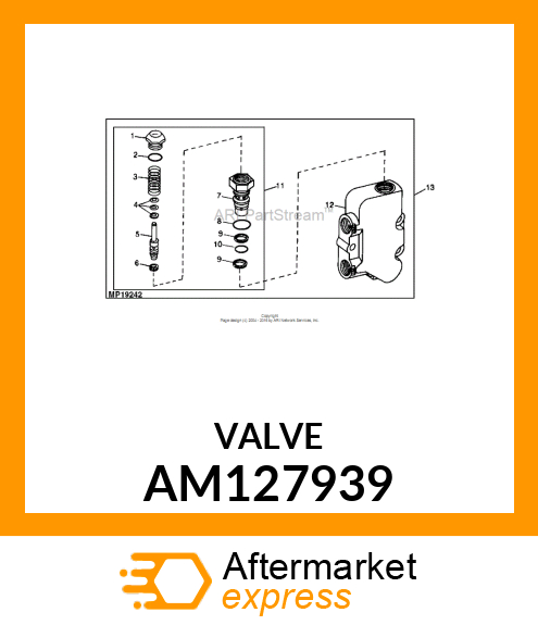 VALVE, RELIEF AM127939