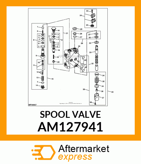 VALVE, SPOOL SECTION AM127941