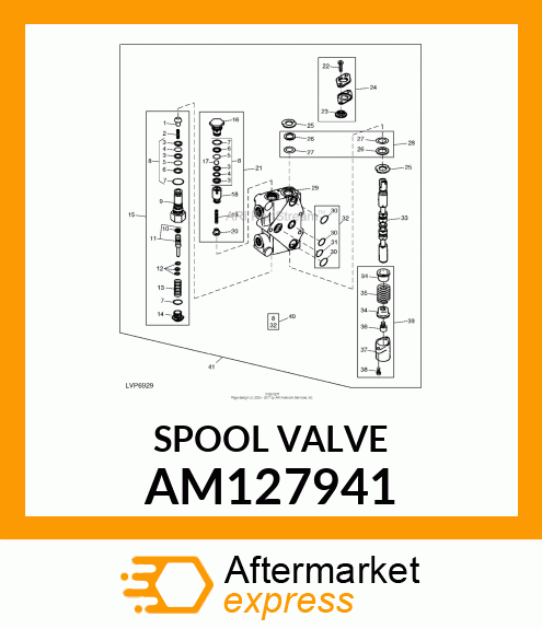 VALVE, SPOOL SECTION AM127941