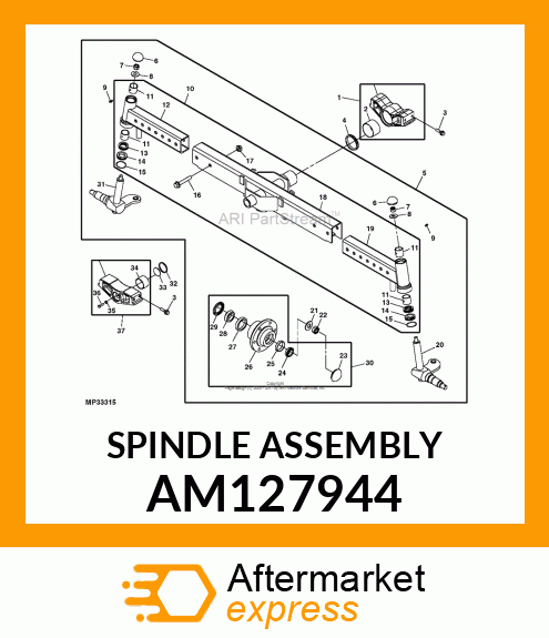 SPINDLE ASSEMBLY AM127944