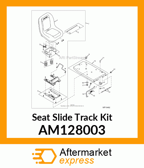 Seat Slide Track Kit AM128003
