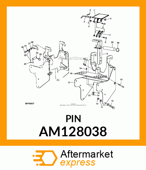 PIN, WELDED LOCK AM128038