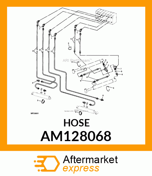 HOSE, HYD. 560 0101 060604 34 MEX AM128068