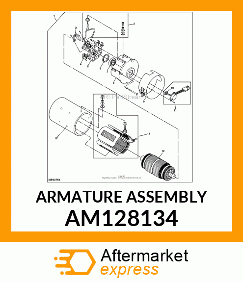 ARMATURE ASSEMBLY AM128134