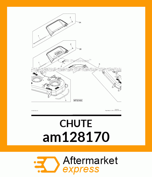 KIT, 48/54 DISCHARGE CHUTE am128170