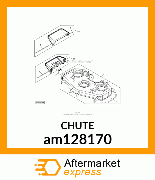 KIT, 48/54 DISCHARGE CHUTE am128170