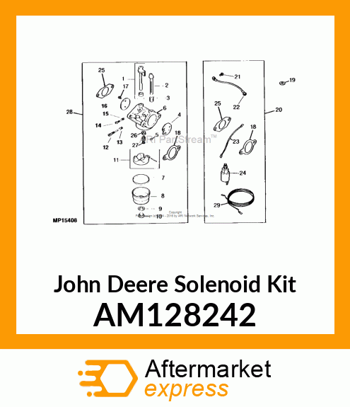 KIT, SOLENOID REPAIR AM128242