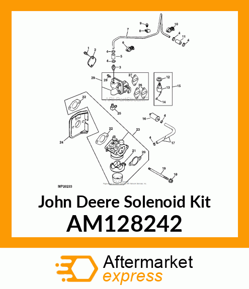 KIT, SOLENOID REPAIR AM128242