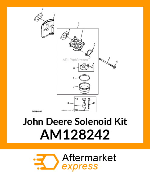 KIT, SOLENOID REPAIR AM128242