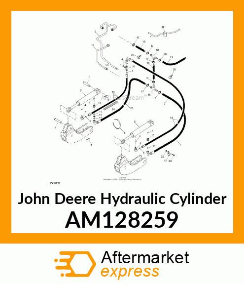 CYLINDER, HYDRAULIC LIFT AM128259
