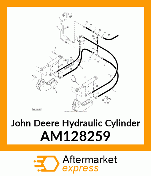 CYLINDER, HYDRAULIC LIFT AM128259