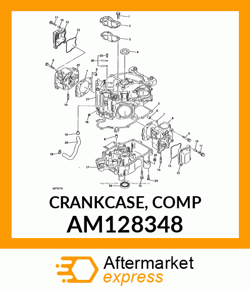 Crankcase AM128348