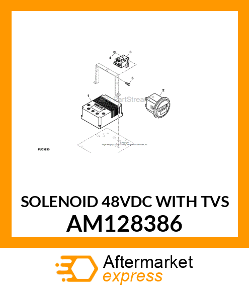 SOLENOID 48VDC WITH TVS AM128386