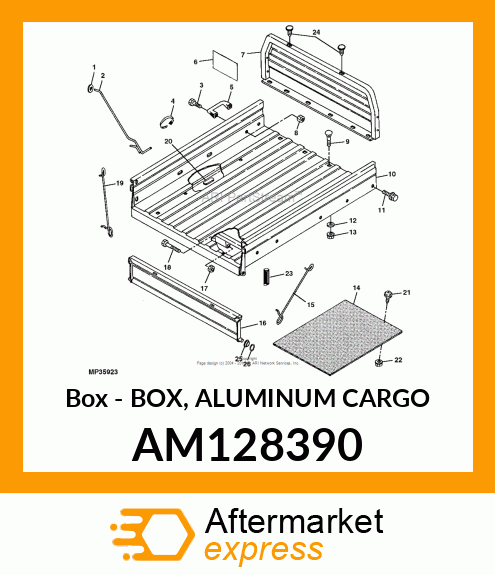 Box - BOX, ALUMINUM CARGO AM128390